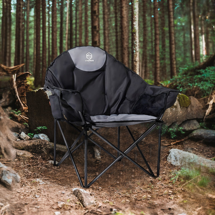 Oversized padded folding sales chair